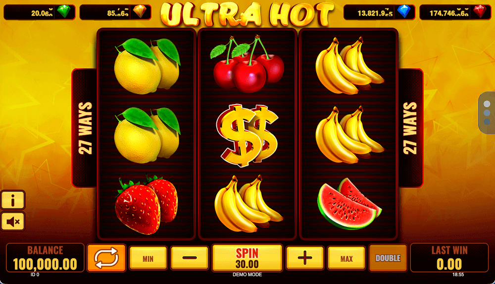 Основная информация о слоте Ultra Hot Основная информация о слоте Ultra Hot